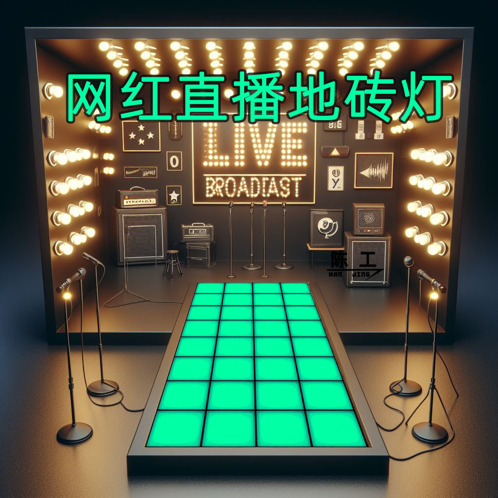 感应地砖灯图片