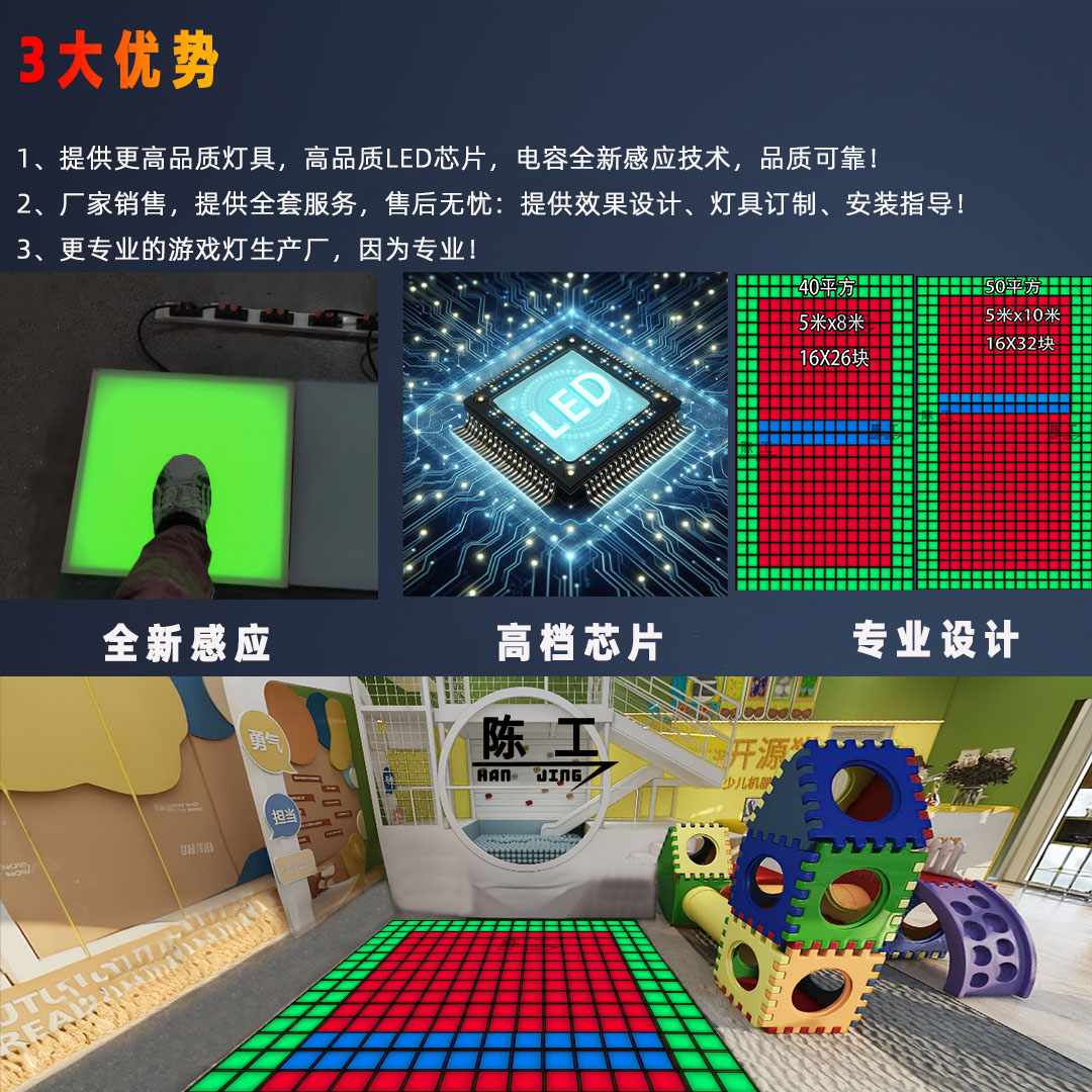 游戏地砖灯